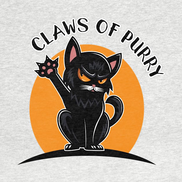 Claws of Purry: Angry cat with sharp claws by Malinda